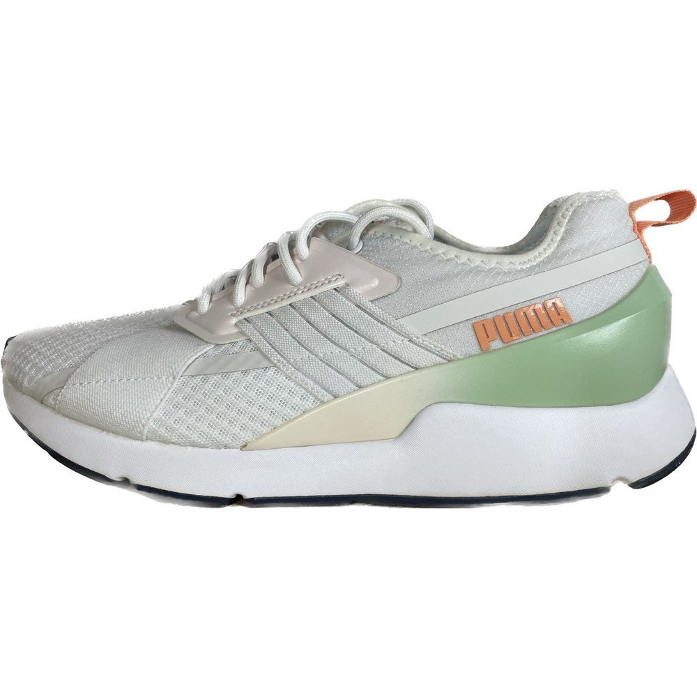 Puma Muse X-2 White/Green Athletic Running Shoes | Women's Size 10 US